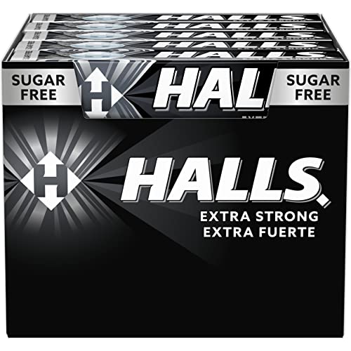 Halls Menta Fuerte - Caramelo duro - Caja con 20 unidades x 32g (total de 640g)