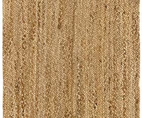 HAMID Alfombra Yute Alhambra Color Natural - Alfombra 100% Fibra de Yute, Trenzado a Mano, Alfombras de Salón, Comedor, Dormitorio, Pasillos, Color Natural (60x110cm)