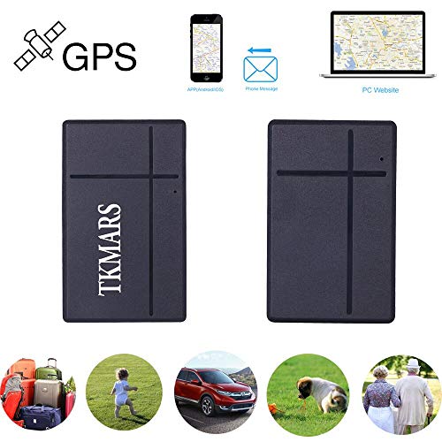 Hangang Mini Rastreador GPS, TKMARS gsm SIM Tracking Ubicación en Tiempo Real Localizador GPS antirrobo Teclas satelitales Búsqueda portátil de Mini Llaves con App para smarphone y PC Tablet (TK903B)