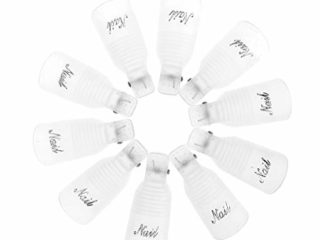 Hanyousheng 10 Pcs Clip de Removedor de Esmaltes de Uña Pinza,Pinzas Dedos Quitaesmalte,Clip Uñas,Para Uñas Removedor el Esmalte Semipermanentes