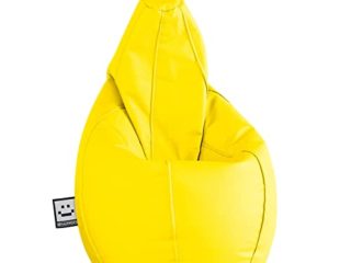 HAPPERS Puff Pera Polipiel Interior Amarillo XL