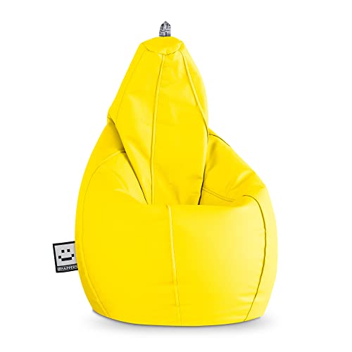 HAPPERS Puff Pera Polipiel Interior Amarillo XL