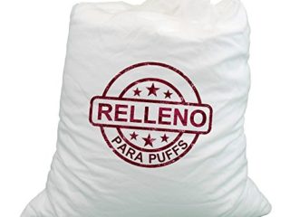HAPPERS Relleno para Puff de Bolas de Poliestireno Ignífugas de Gran Densidad 125 litros