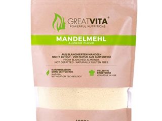 Harina de almendras MeaVita, natural, blanqueada, 1 paquete (1 x 1000g) en bolsa