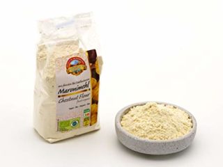 Harina de castaña ecológica a base de castañas dulces - 6 x 300g - Sin gluten - Dulce y de sabor fuerte - Vegano - Comida cruda