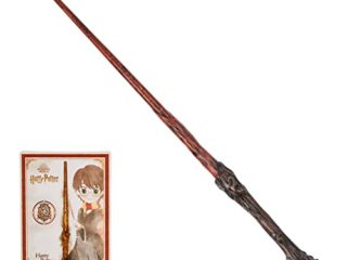 HARRY POTTER-WIZARDING WORLD - VARITA HARRY POTTER DELUXE - Auténtica Varita de Harry Potter Original de 30 cm con Tarjeta de Hechizo - 6062056 - Juguetes Niños 6 Años +