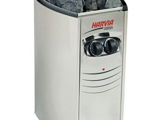Harvia Vega Compact BC35 SN-HARVIA-PO35 - Sartén eléctrica para Sauna, 3,5 kW, con unidad de control empotrada