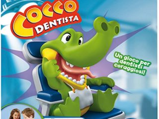 Hasbro - Cocodrilo sacamuelas, Juego de Habilidad (B04081750) (versión en Italiano)