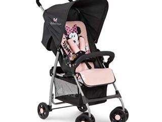 Hauck Sport Silla de paseo ultra ligera de 5,9kg, sistema de arnés de 5 puntos, respaldo reclinable, plegable, para bebes de 6 meses a 15kg, rosa