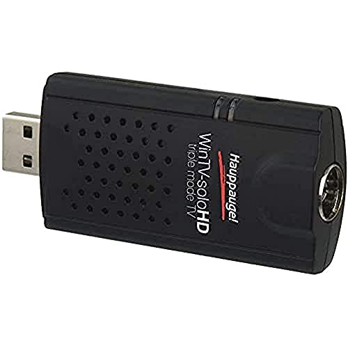 Hauppauge WinTV-soloHD triple - Sintonizador de TV (DVB-C, DVB-T, Windows 10 Pro, Windows 7 Enterprise, Windows 8, Windows 8.1, USB, Intel Pentium 4 2.0 GHz, Pentium M 1.3 GHz, equivalent AMD Athlon XP)