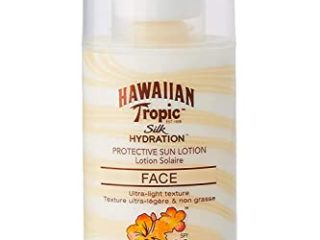 HAWAIIAN Tropic Silk Hydration Air Soft Face Spf 30 - Loción Solar Protectora para el Rostro, Crema Hidratante Facial con Protección, Blanco, Fresh, 50 Mililitros