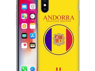 Head Case Designs Bandera De Andorra Remiendos de La Bandera Carcasa de Gel de Silicona Compatible con Apple iPhone X/iPhone XS