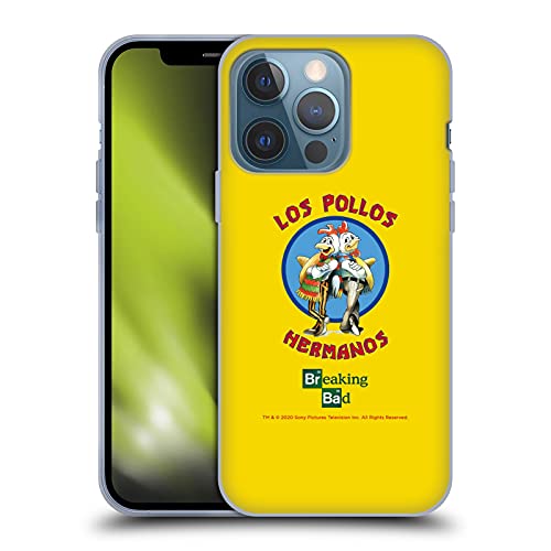 Head Case Designs Licenciado Oficialmente Breaking Bad Los Pollos Hermanos Gráficos Carcasa de Gel de Silicona Compatible con Apple iPhone 13 Pro
