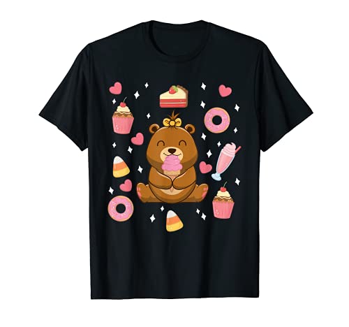 Helado Tarta Caramelo Buñuelo Postre Dulce Pastelería Camiseta