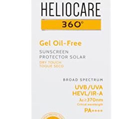 Heliocare 360º Gel Oil-Free SPF 50+ - Crema Solar Facial, Fotoprotector Avanzado, Ligero, Pieles Grasas, Tendencia Acneica, Acabado Mate y Tacto Seco, 50ml