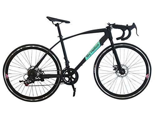Helliot Bikes Ruzafa 01 Bicicleta de Carretera Urbana, Adultos Unisex, Negro, Talla única