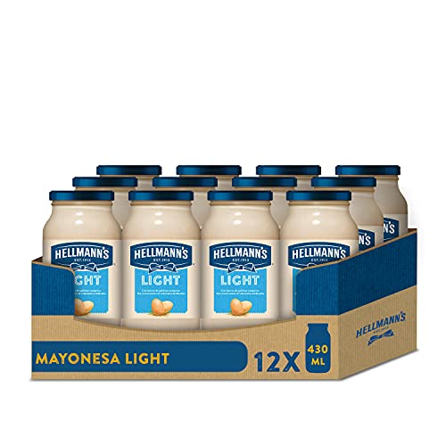 Hellmann's Salsa Light en Tarro 430ml - Pack de 12