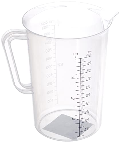 HENDI Jarra medidora de polipropileno - 1 L - ø110x(H)170 mm