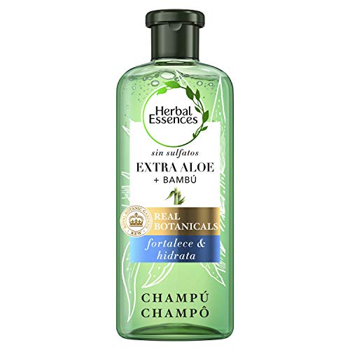 Herbal Essences Champú Renew Sin Sulfatos Con Aloe Intenso Y Bambú 380 ml