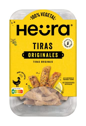 HEURA Pollo - Tiras Originales I proteína vegetal, Refrigerado