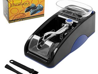 HIBRON Maquina De Llenado De Cigarrillos Electrica Entubadora De Cigarros Tubos Liar Tabaco Portatil Alta Calidad (58003 Azul)