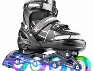Hikole Patines en línea, Patines Ajustables Blade Light Up Patines Intermitentes Ruedas Patines en línea