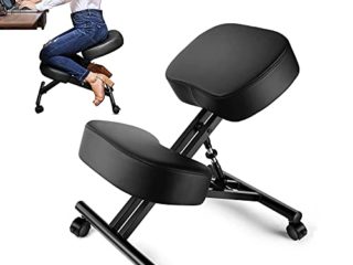 Himimi Silla ergonómica de Rodillas, Taburete para la Rodilla, para Mejorar la Postura, Ajustable, para casa y Oficina