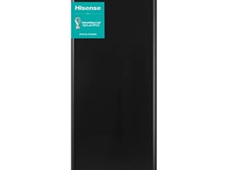 Hisense RR220D4ABF Frigorífico Una Puerta, Botellero Cromado, estantes XXL, 164 L de capacidad neta, 128 cm alto, Silencioso 40dBA, Color Negro