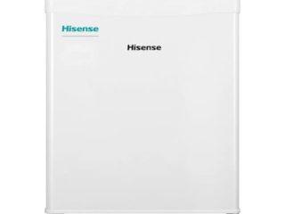 Hisense RR55D4AW1 - Mini Bar, Frigorífico Pequeño, 42 L de Capacidad Neta, 51 Cm Alto, Table Top, Una Puerta Reversible, Bajo Encimera, Silencioso, Color Blanco