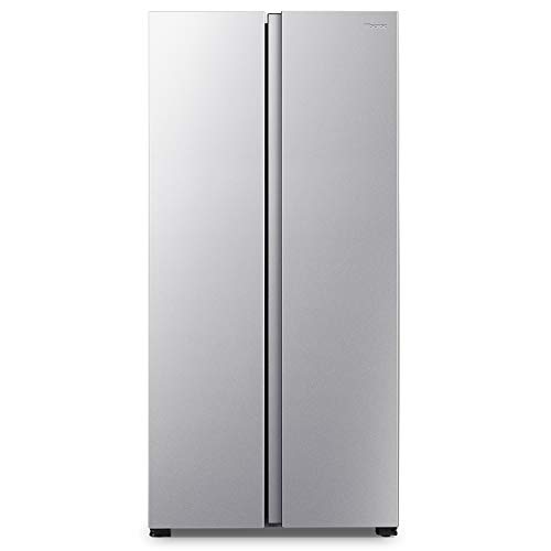 Hisense RS560N4AC2 Frigorífico Side by Side by Side, Total No Frost, con ventilación Multi Air Flow, 428 litros, acabado inoxidable, 83,2 x 62,3 x 177,7 cm