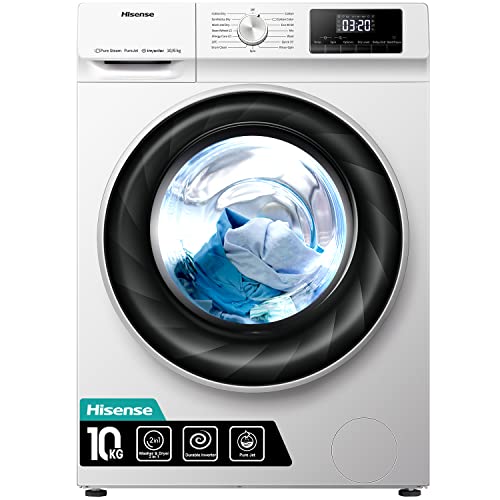 HISENSE WDQY1014EVJM Lavadora Secadora blanca, motor inverter, clase A/B