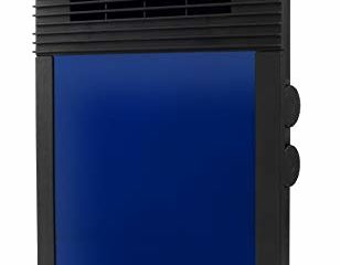 HJM Termoventilador Calefactor Vertical 638 | Suelo y Pared | Silencioso | 1000W-2000W | Azul, Acero