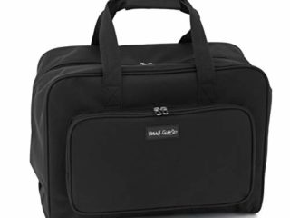 Hobby Gift - Bolsa de Transporte para máquina de Coser, Negro, 20x47x34