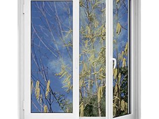 Hoberg Protección antipolen para ventanas Hoberg con fijación magnética| Mosquitera con protección antipolen de hasta 150 x 130 cm cortada individualmente a medida