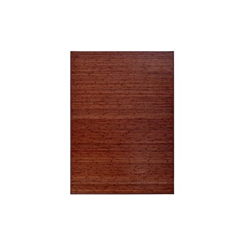 HOGAR Y MAS Alfombra BAMBÚ Natural MARRÓN 200X300