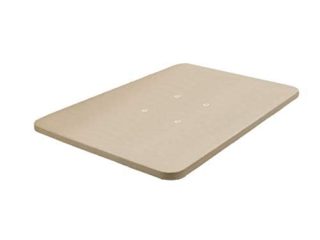 HOGAR24 ES Base tapizada 150 x 190 Reforzada sin Patas, tapizado 3D Color Beige + 4 válvulas de transpiración