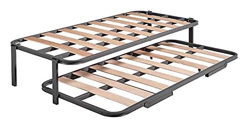 HOGAR24 ES | Cama Nido Reforzada | Estructura Metálica | 4 Patas | Medida: 80 x 180 cm
