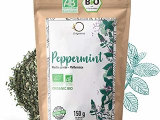 HOJAS DE MENTA PIPERITA ECOLÓGICA 150G - Menta secada para hacer té a la menta, té frio y para la Cocina - Infusión de Menta piperita Ecológica a grane