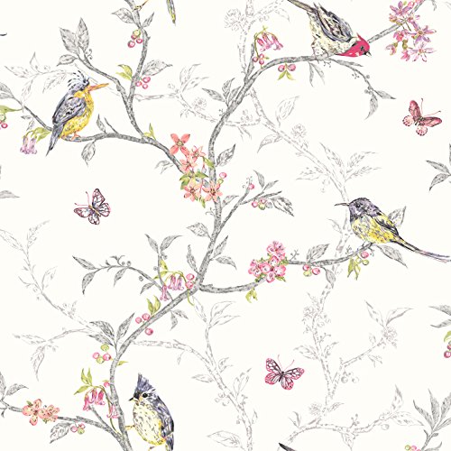 Holden Decor 98080 Enchanted Garden - Papel pintado (10,05 m x 0,53 m)