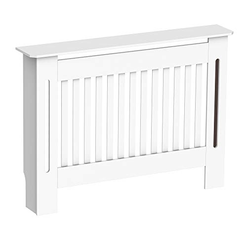 HOMCOM Cubre Radiador Cubierta de Radiador para Radiador Diseño Moderno MDF 112x19x81cm