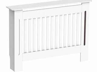 HOMCOM Cubre Radiador Cubierta de Radiador para Radiador Diseño Moderno MDF 112x19x81cm