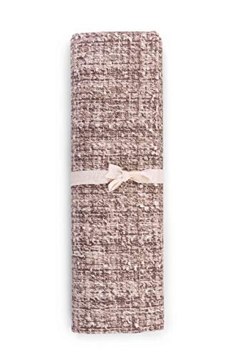 HomeLife - Telo Arredo Copridivano 100% Cotone - 180X270 Made in Italy – Lenzuolo Copritutto Multiuso Tinta Unita Rosa – Granfoulard Copriletto per Letto Singolo - [1 Piazza – Beige]