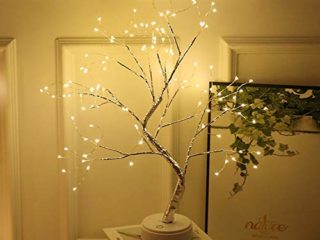 HONPHIER Lampara de Arbol Lampara Bonsai lampara bonsai interior 108 LED Lámpara decorativa
