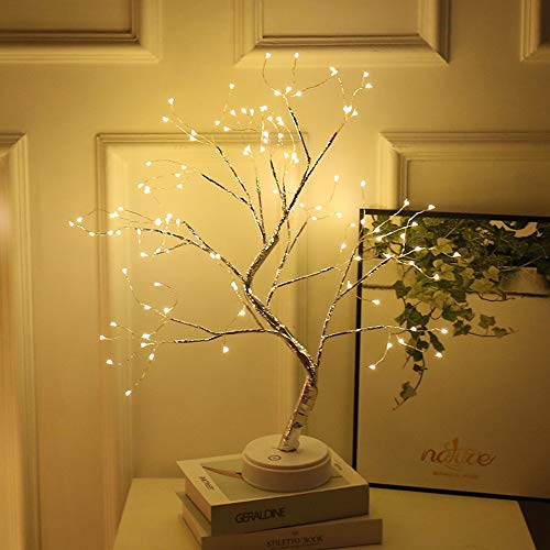 HONPHIER Lampara de Arbol Lampara Bonsai lampara bonsai interior 108 LED Lámpara decorativa