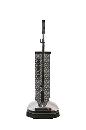 Hoover F3870/1, Enceradora pulidora de Suelos, Función Aspirador, Potencia 700W, Luz Frontal, 2 Bolsas, Cable 5m, Ruedas traseras, Plástico, Acero Cromado, 700 W, 3 litros, 69 Decibeles