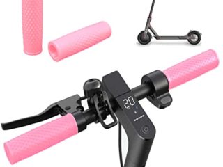 HORO.ES - Puño de Colores para Xiaomi M365, Essential, 1S, Pro y Pro2 - Mangos/Empuñadura de Manillar - Personalización Patinete Xiaomi (Rosa)