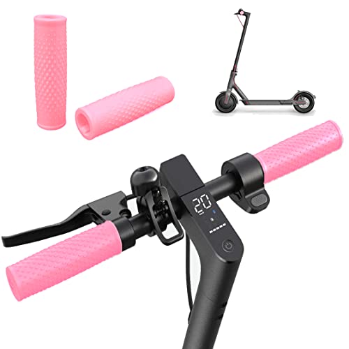 HORO.ES - Puño de Colores para Xiaomi M365, Essential, 1S, Pro y Pro2 - Mangos/Empuñadura de Manillar - Personalización Patinete Xiaomi (Rosa)