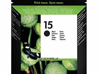 HP 15 C6615DE, Negro, Cartucho de Tinta Original, compatible con impresoras de inyección de tinta HP DeskJet 3820, 815c, 920c;OfficeJet v30, v40, v45; PSC 500, 720, 750, 760, 950