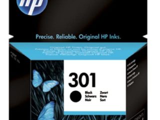 HP 301 CH561EE, Negro, Cartucho de Tinta Original, Compatible con impresoras de inyección HP DeskJet 1000, 1050, 1510, 2000, 2050, 2510, 2540, 3050; OfficeJet 2620, 4630; ENVY 4500, 5530