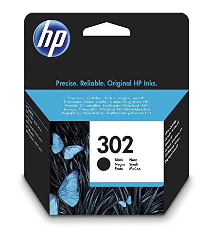 HP 302 F6U66AE, Negro, Cartucho Original, de 190 páginas, Para impresoras HP Deskjet serie 1110, 2330, 3630; 3830; 4650 HP ENVY 4520; HP OfficeJet 3830, Tamaño Estándar